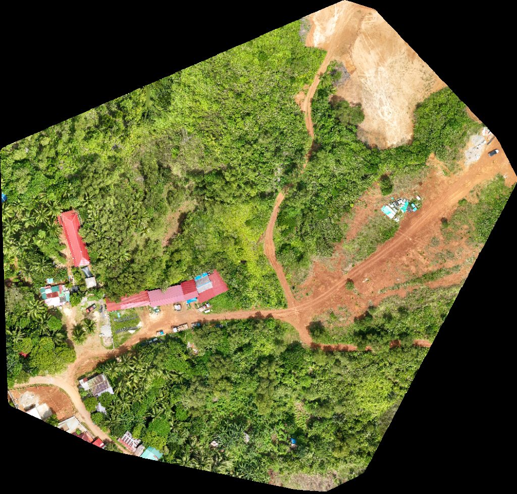 Drone map of SDD Dream Place domengo deleno in de oro Aerial drone map in Paracale, Bicol, PH