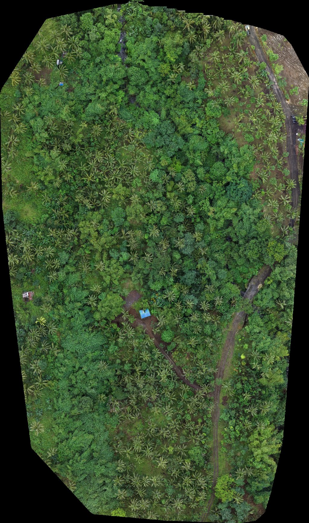 Drone map of Worship Servive INC Chapel Construction in San Antonio Aerial drone map in Tabaco City, Bicol, PH