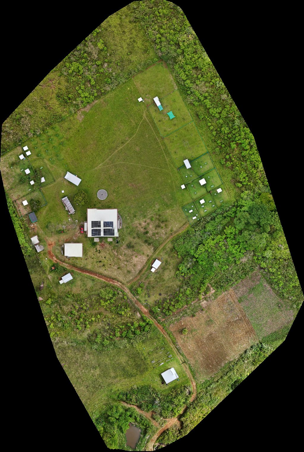 Drone map of Blue House Store and Eatery Silver Spring Farmville by DBM in barangay hall Aerial drone map in Gingoog City, Northern Mindanao, PH