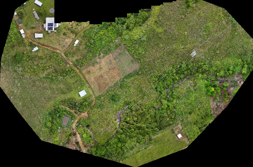 Drone map of Blue House Store and Eatery Silver Spring Farmville by DBM in barangay hall Aerial drone map in Gingoog City, Northern Mindanao, PH