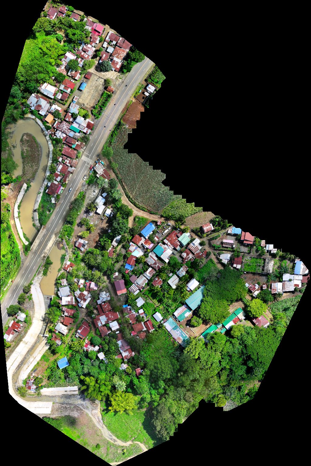 Thumbnail preview for Drone Map of Buayan Bridge Alesna in Quezon, Northern Mindanao, Philippines