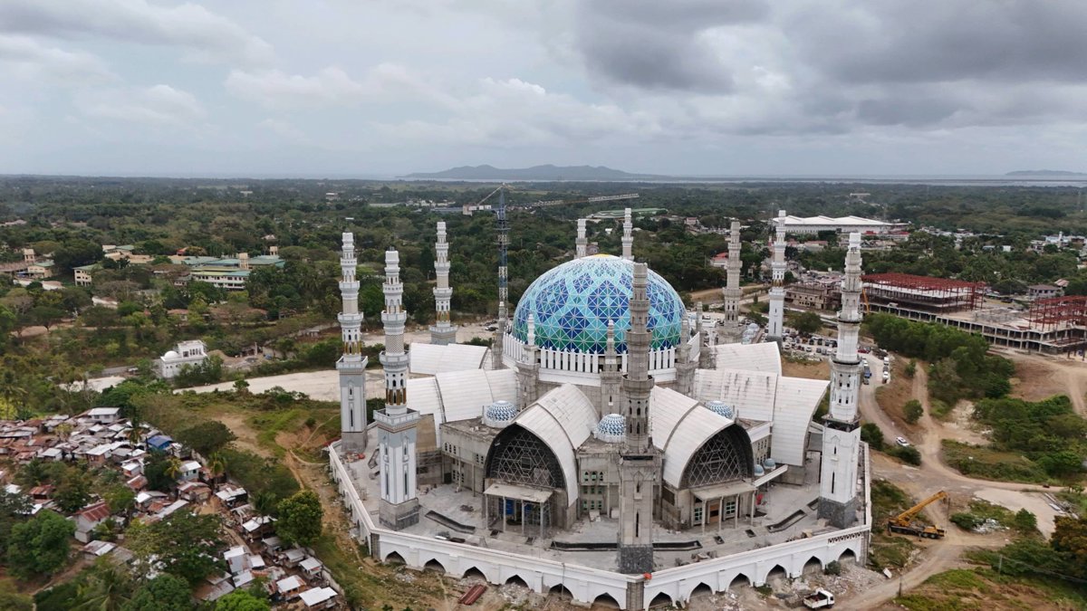 Drone 3d model of Sadik Grand Mosque Field Work in sr land Aerial drone 3d model in Zamboanga City, Zamboanga Peninsula, PH