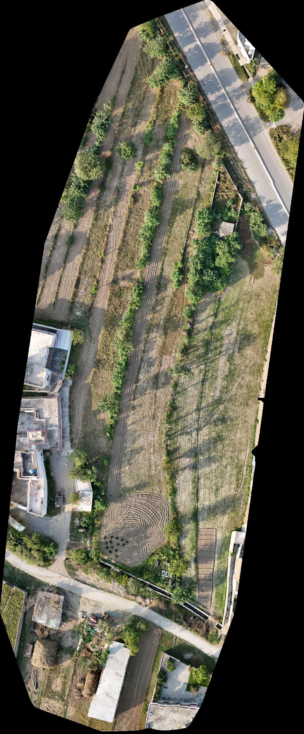 Drone map of TARBELA GHEEL ROAD ہزارہ نمک in hussain shah Aerial drone map in Harīpur, Khyber Pakhtunkhwa, PK