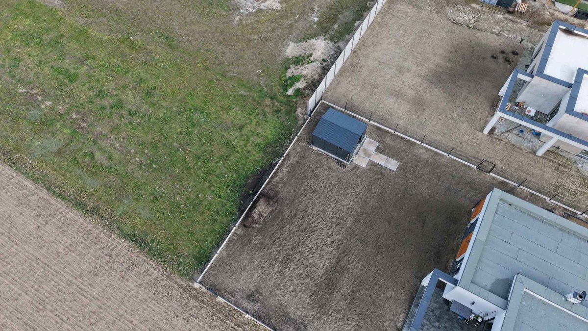 Drone 3d model of Cmentarz Aerial drone 3d model in Wawelno, Opole Voivodeship, PL