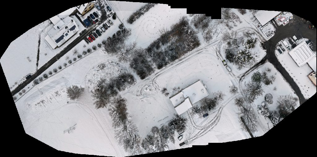 Drone map of Pszczyńska Kapsuła Czasu Francuz Dariusz Firma remontowo budowlana in loft przy wiśniowej Aerial drone map in Pszczyna, Silesian Voivodeship, PL