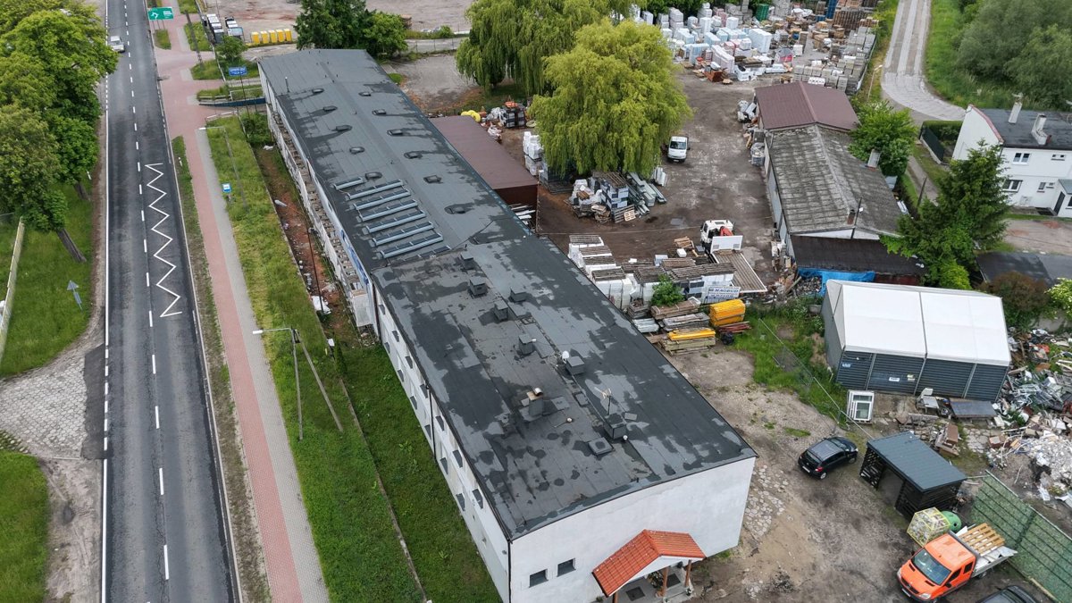 Drone 3d model of Wojska Polskiego Hurtownia Budowlana Magbud in darłowo wojska polskiego Aerial drone 3d model in Darłowo, West Pomeranian Voivodeship, PL