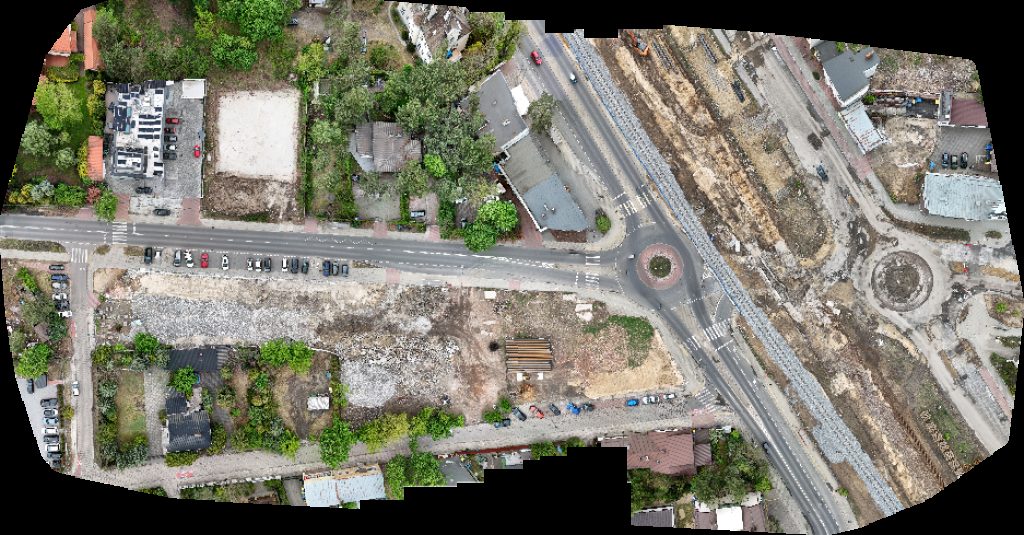 Drone map of Szkoła Języka Hiszpańskiego Czas Na Hiszpański itprojekt pl in Wawer Aerial drone map in Warszawa, Wojewodztwo Mazowieckie, PL