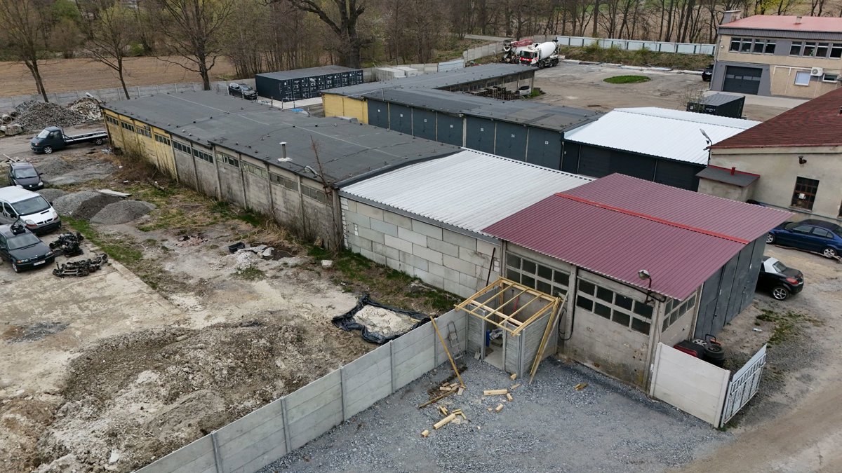 Drone 3d model of Zakład Betoniarski WA BET Betoniarnia TZAB Aerial drone 3d model in Prudnik, Wojewodztwo Opolskie, PL