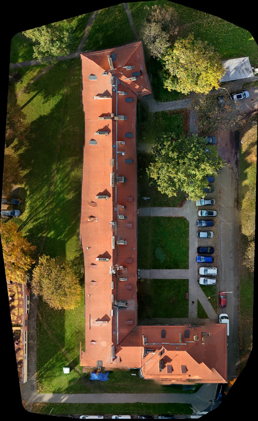 Drone map of Dentis NZOZ Stomatologia Lago Aerial drone map in Bytom, Wojewodztwo Slaskie, PL