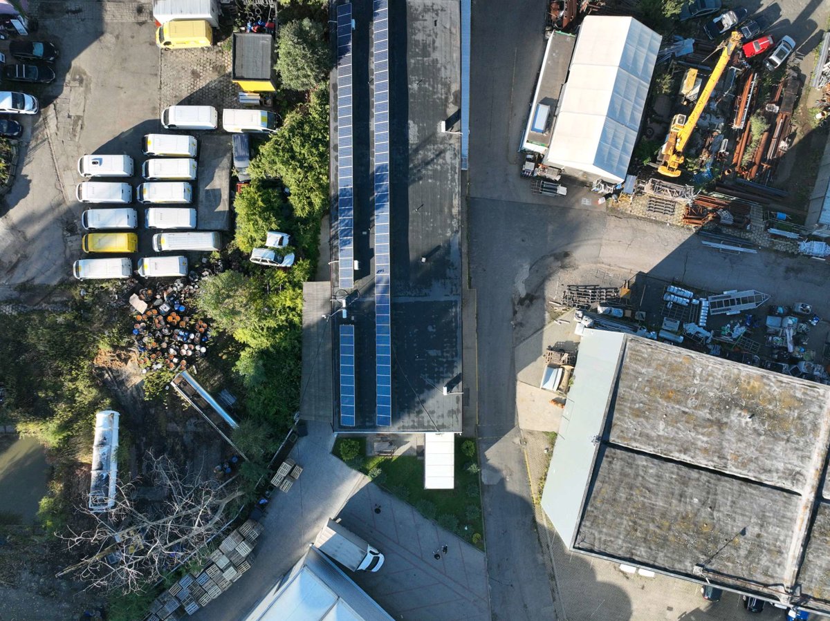 Drone 3d model of Metal Worx Bartłomiej Zięcina spawanie stali nierdzewnej walcowanie blach Waps Kart Sp z o k produkcja opakowań tektury in o o Aerial drone 3d model in Bytom, Wojewodztwo Slaskie, PL