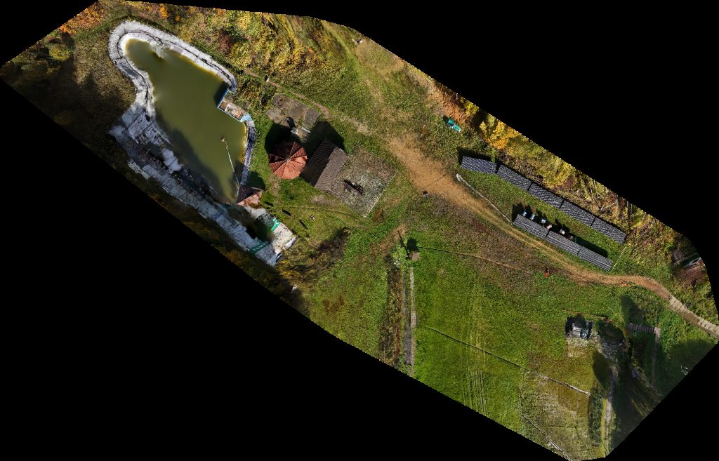 Drone map of Plac zabaw Restauracja Pod Progiem Aerial drone map in Bytom, Wojewodztwo Slaskie, PL