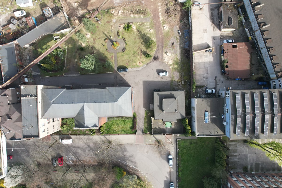Drone 3d model of Remech Magazyn Niepubliczny zaklad opieki zdrowotnej in o o Aerial drone 3d model in Chorzów, Wojewodztwo Slaskie, PL