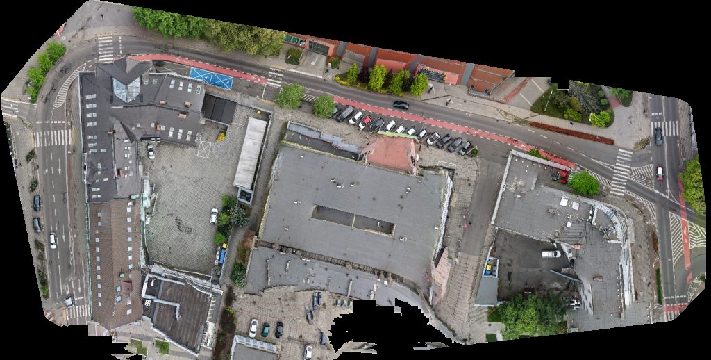 Drone map of Elias Helena Zakład fryzjerski Zoo Rekin in Hermes Aerial drone map in Rybnik, Wojewodztwo Slaskie, PL