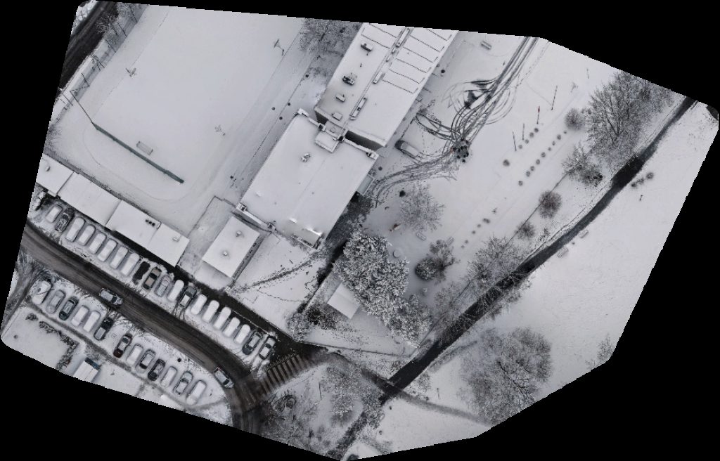 Drone map of Parking Piekarnia Rodzinna Emilia Kristof Aerial drone map in Żory, Wojewodztwo Slaskie, PL