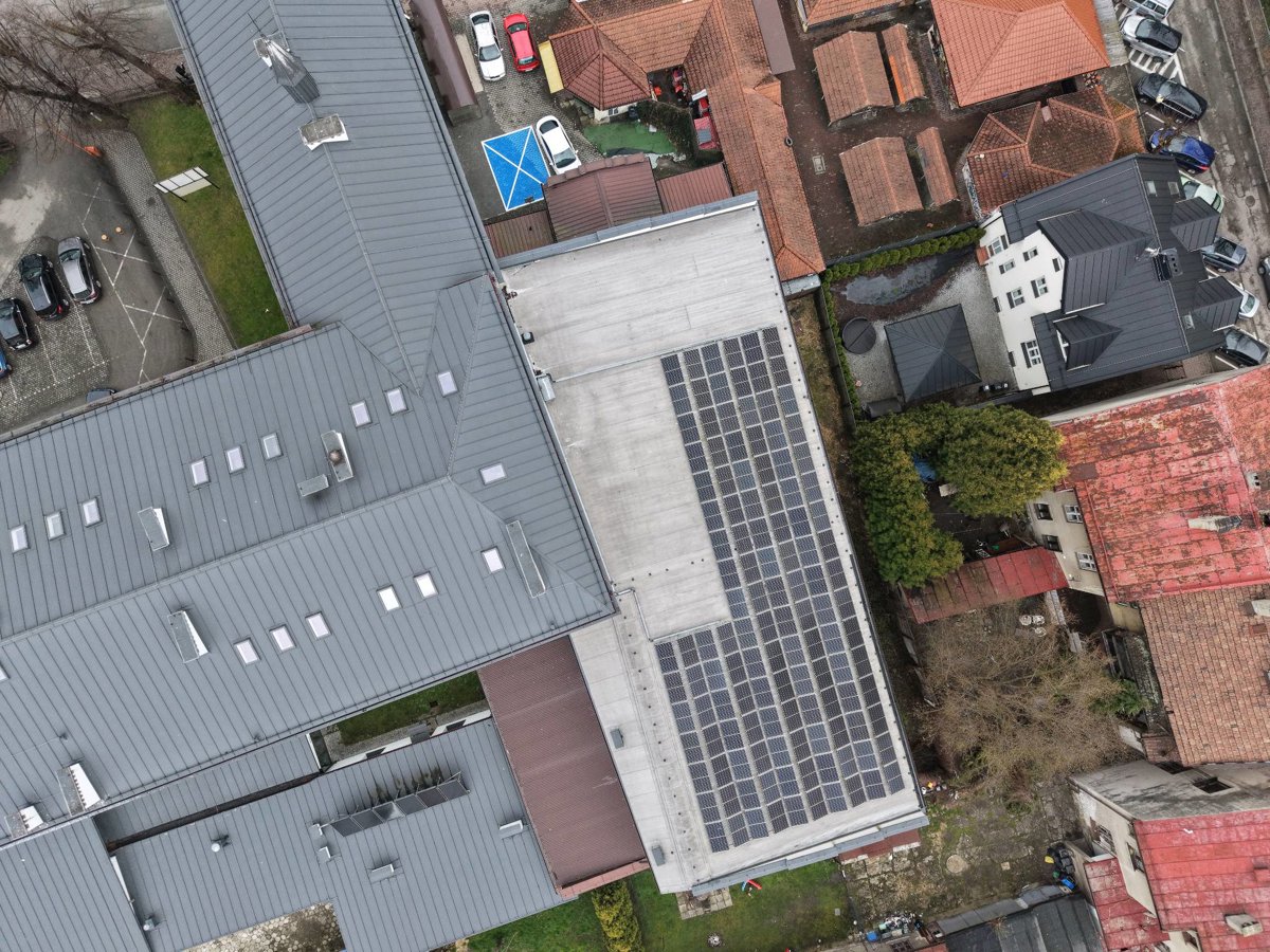 Drone 3d model of Stasica Dariusz PPH Sprzęt wędkarski Mały Plac Targowy Aerial drone 3d model in Żywiec, Wojewodztwo Slaskie, PL