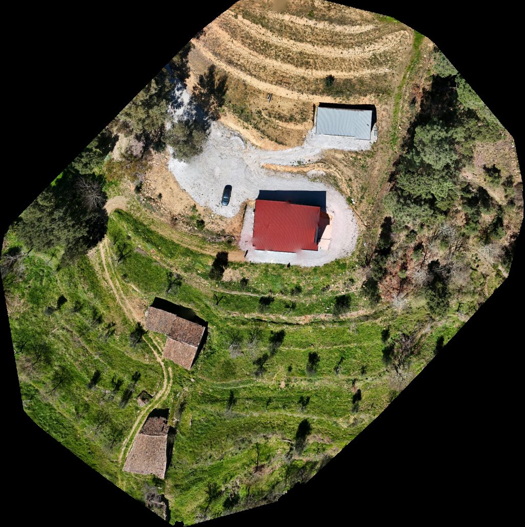 Drone map of Azenhas Gardunha Azenha Figueira Aerial drone map in Souto da Casa, Castelo Branco, PT