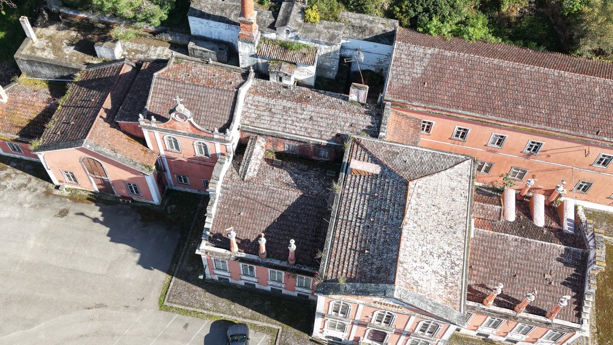 Drone 3d model of Parque Termal do Vale dos Cucos Rua padre Francisco n 53 in dos cucos Aerial drone 3d model in Torres Vedras, Lisboa, PT