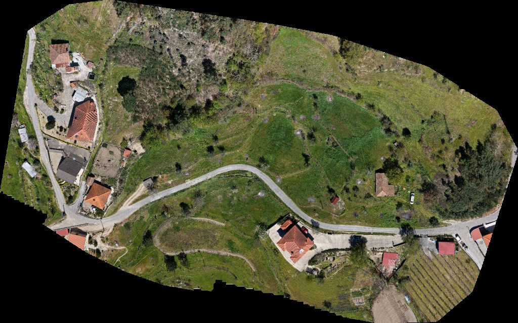 Drone map of Grilo Ribas Covas in mesquinhata covas Aerial drone map in Mesquinhata, Porto, PT