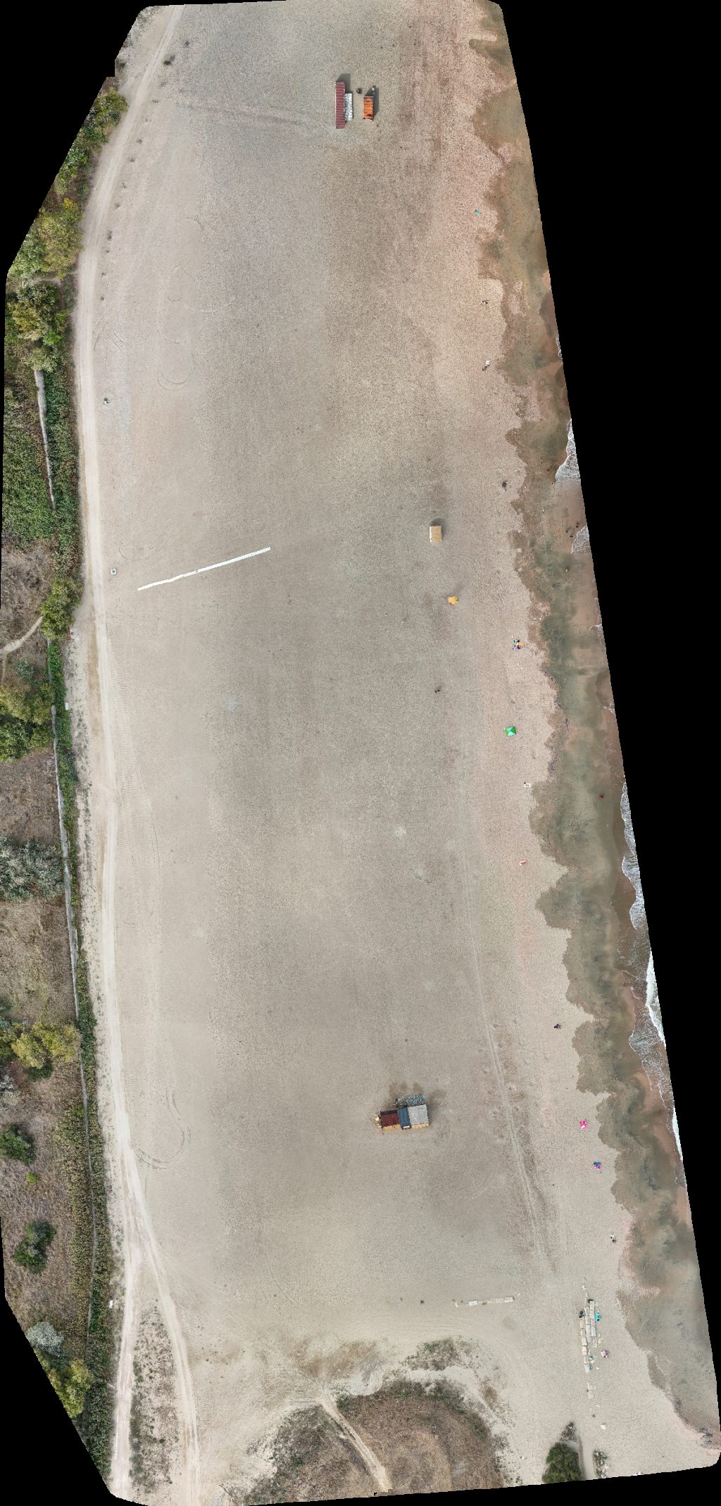 Drone map of Playa de LSUMC Plaja ascunsa in s r l Aerial drone map in Constanța, Ct, RO