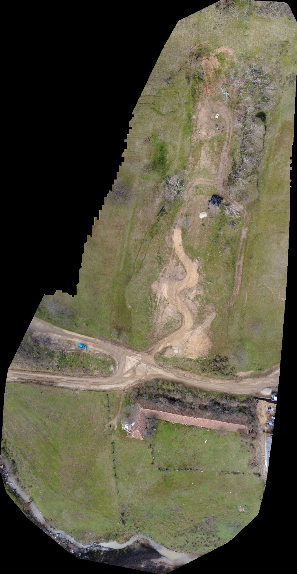 Drone map of Cimitir St Nicholas Church Aerial drone map in Palilula, Dj, RO