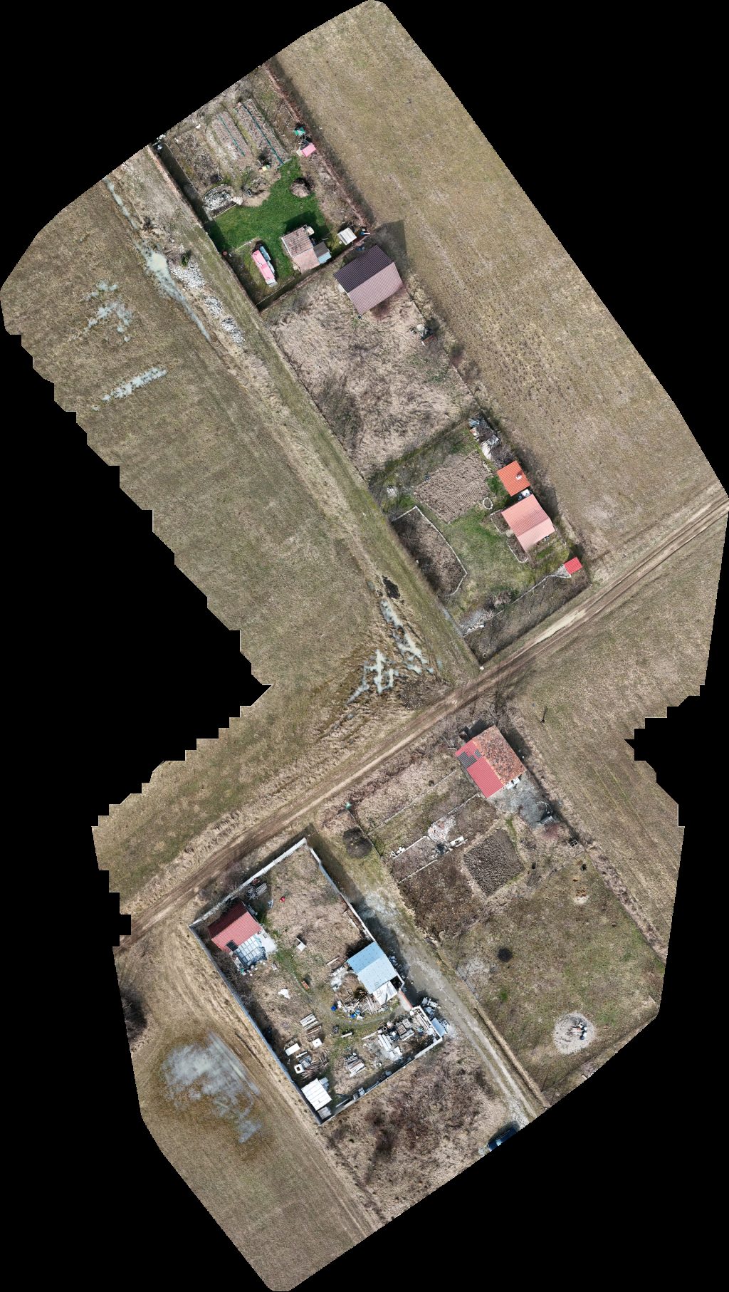 Drone map of Seviș 1 2 in uzina de apa Aerial drone map in Cisnadie, Sb, RO
