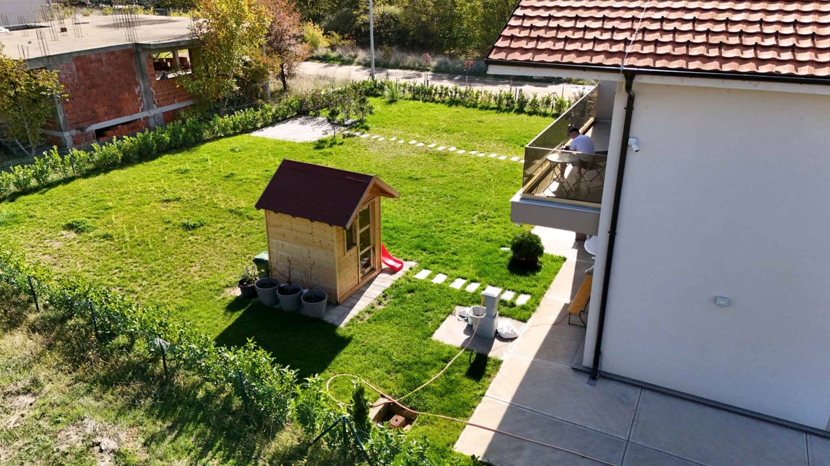 Drone 3d model of Kapije Panteleja Salon Via Monro Andre art Aerial drone 3d model in Niš, Region, RS