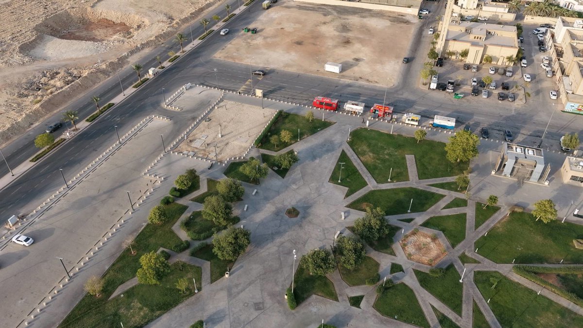 Thumbnail preview for 3D Drone Model of مركز بلديه قرطبه قرطبة 6 in Riyadh, Riyadh Province, Saudi Arabia