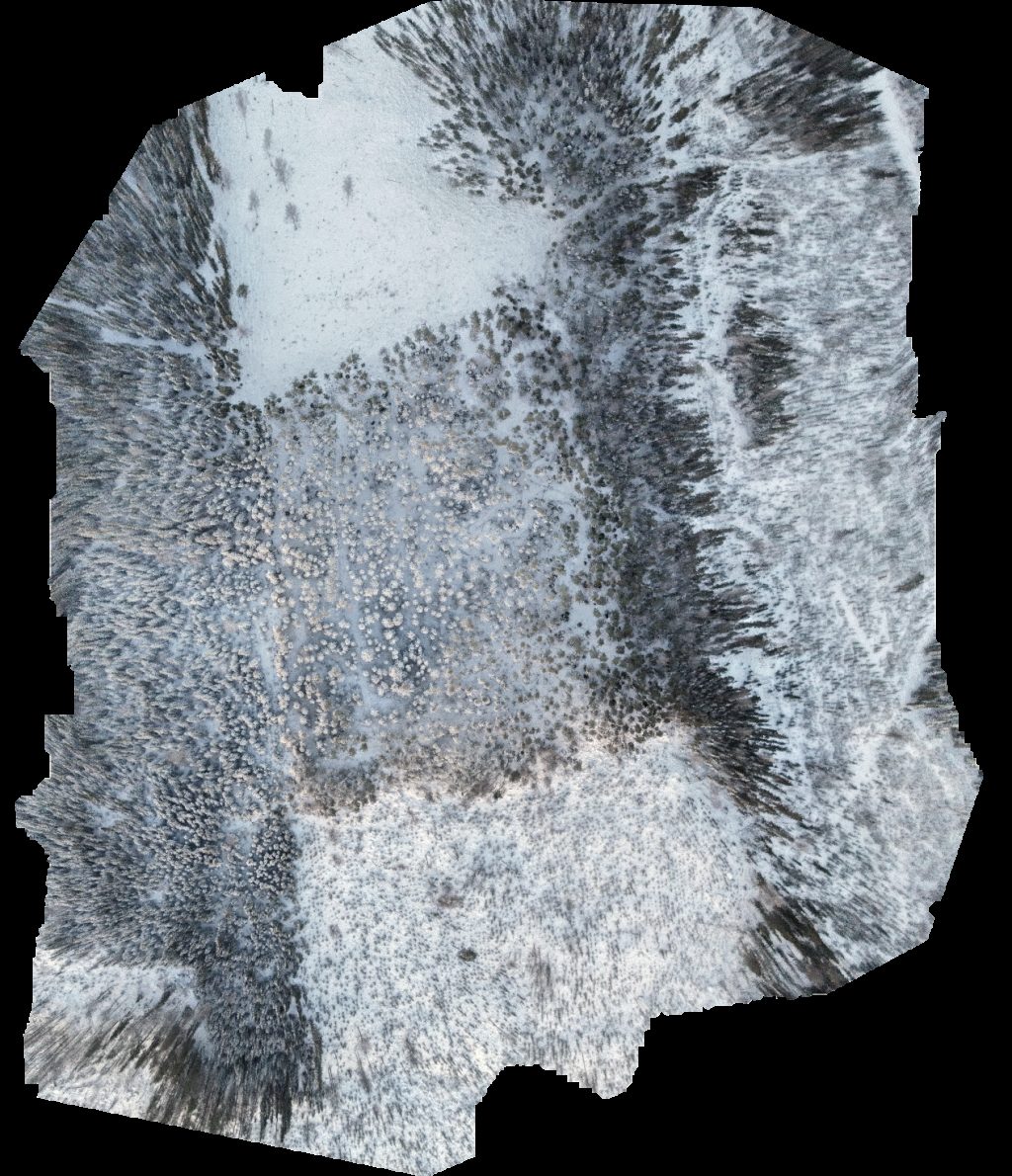 Drone map of Jansmyrberget Över Böle in väg 87 Aerial drone map in , Jamtland County, SE