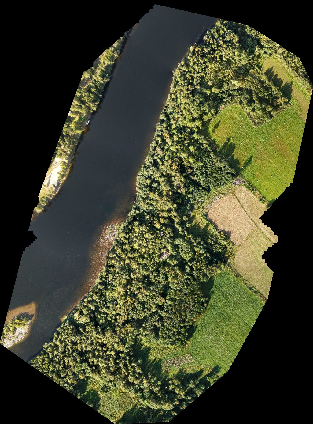 Drone map of Bergvallens Stugby Böle Krångede Aerial drone map in , Jamtlands Lan, SE
