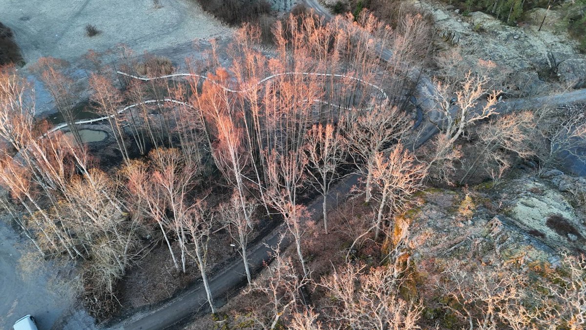 Drone 3d model of Viktoriabalance STF Värmdö Sofielund in boda brygga Aerial drone 3d model in , Stockholms Lan, SE