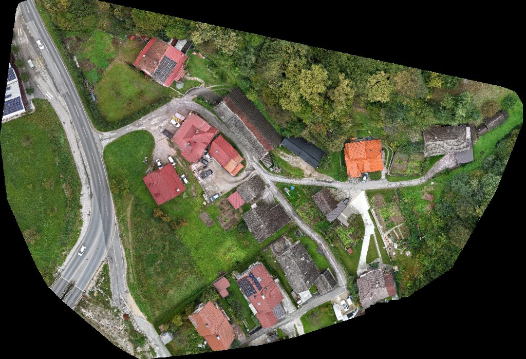 Drone map of Tojal podjetje za svetovanje organizacijo in proizvodnjo d o Tris proizvodnja oglaševanje in d o o Aerial drone map in , Dravograd, SI