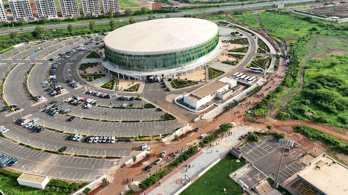 Thumbnail preview for 3D Drone Model of Annexe Du Stade Sénégal Piste D Athlétisme Dakar Dialysis Diamniadio in Rufisque, Dakar Region, Senegal