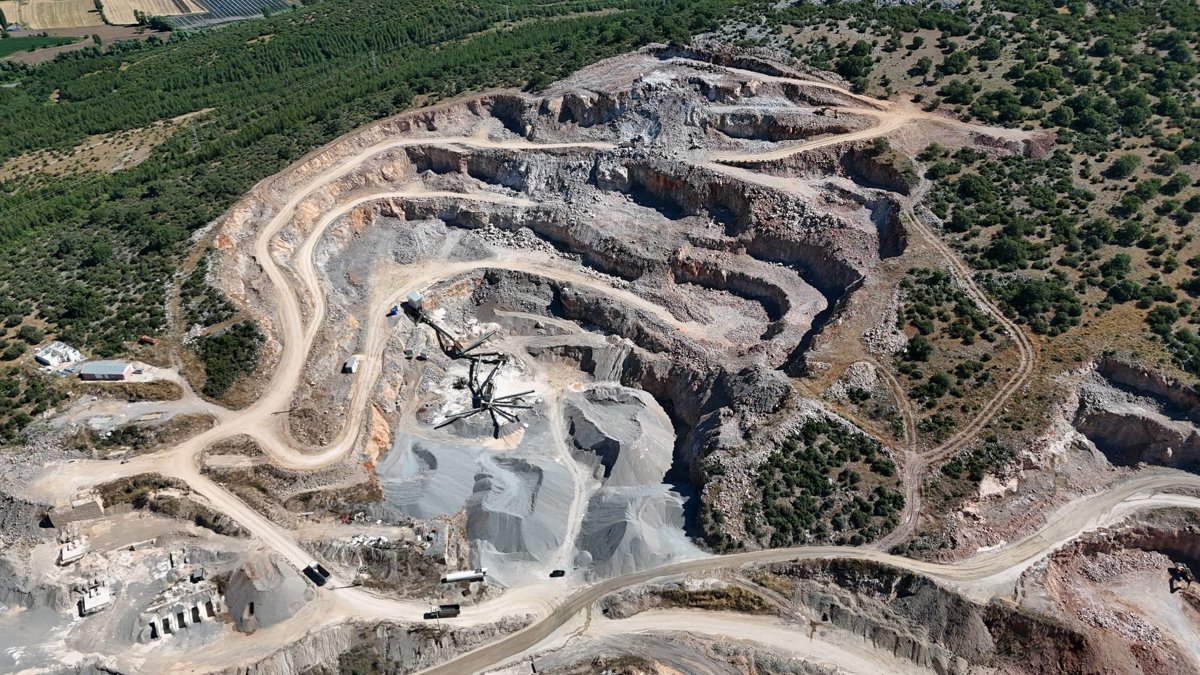 Drone 3d model of Burkay Taş Ocağı Güngörmez Kpr Aerial drone 3d model in İvrindi, Bal Kesir, TR