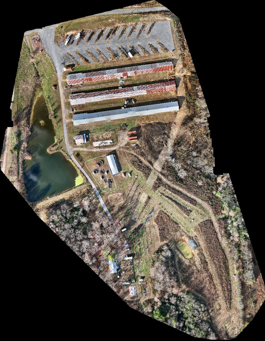 Drone map of Turtle Pond RV Reynosoremodelandconstruction in union hill Aerial drone map in Arab, Al, US