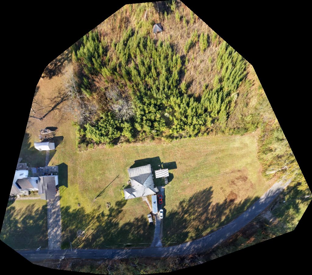 Drone map of Meee Etowah County Bowhunters Aerial drone map in Gadsden, Al, US