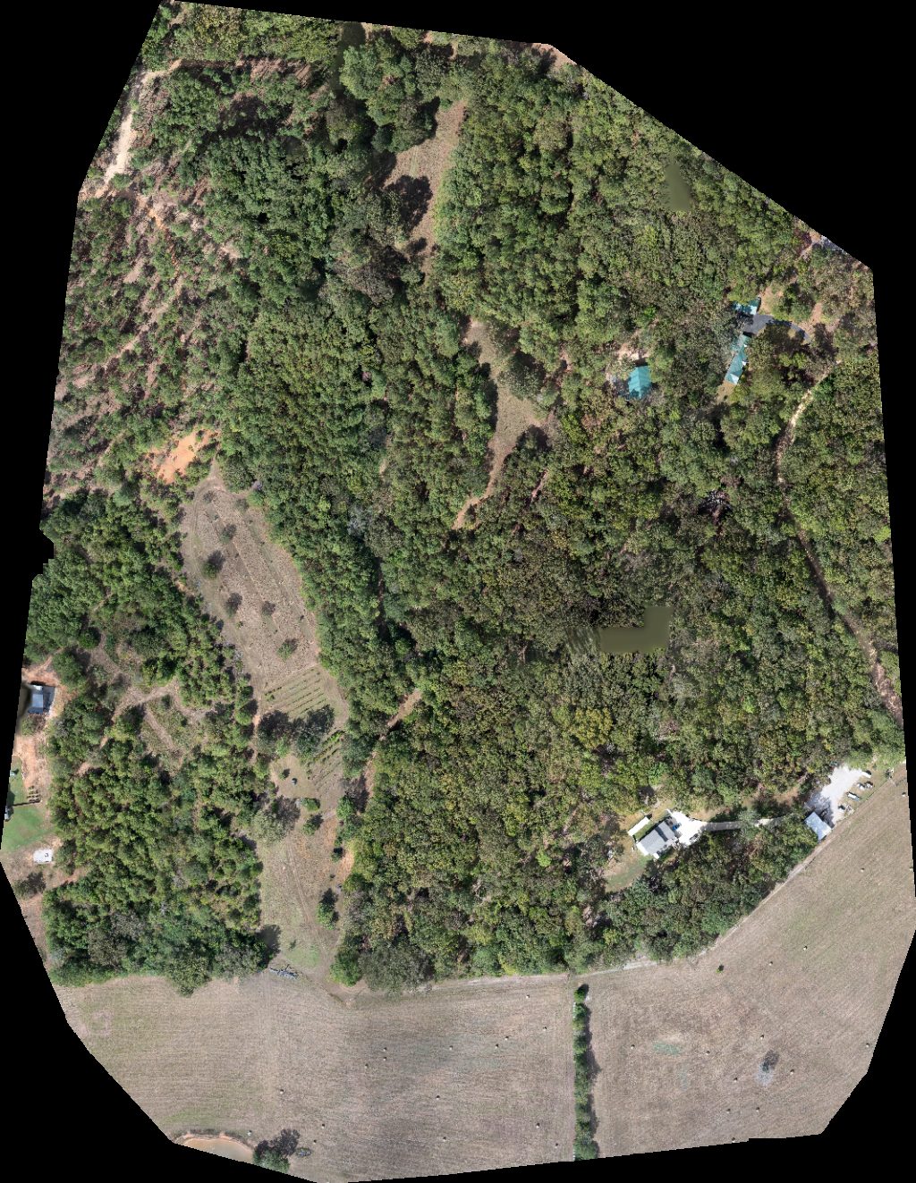 Drone map of g m home improvement Bridlewood Farms Entrance Gate Aerial drone map in Montevallo, Al, US