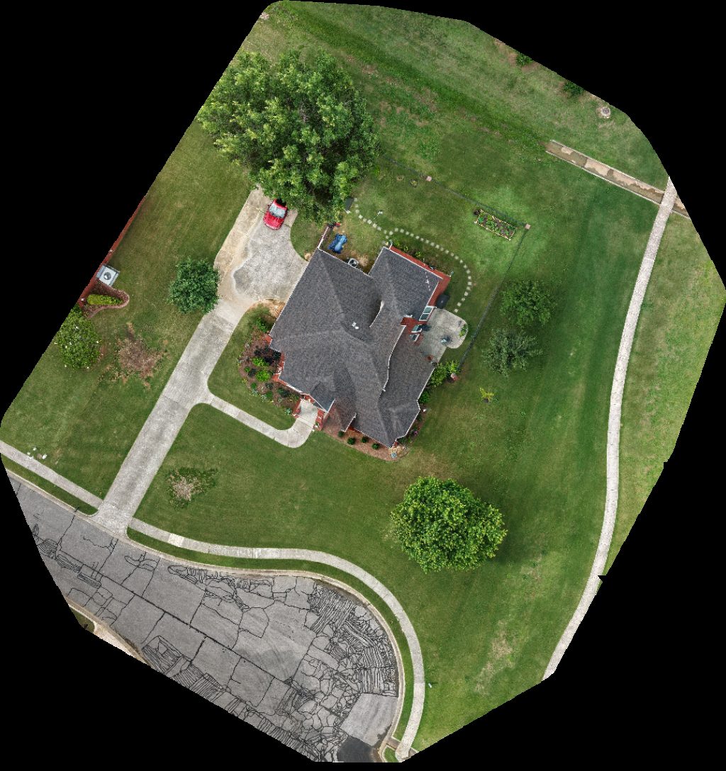 Drone map of Brackin Demeree G Richard Aerial drone map in Owens Cross Roads, Al, US