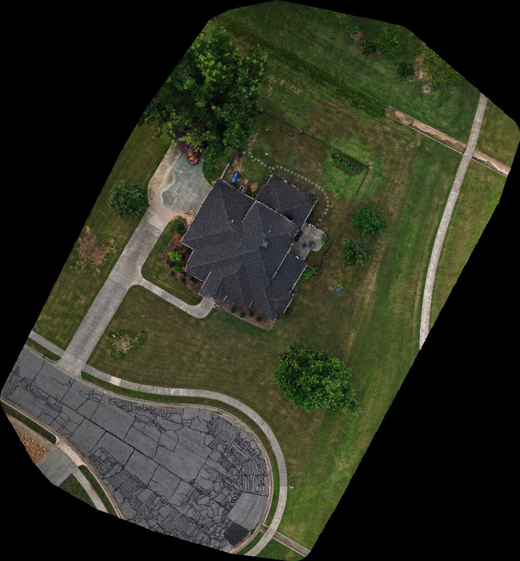 Drone map of Brackin Demeree G Richard Aerial drone map in Owens Cross Roads, Al, US