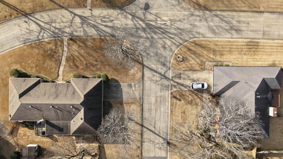 Drone 3d model of Open Door Community Church cc perry Aerial drone 3d model in Sherwood, Ar, US