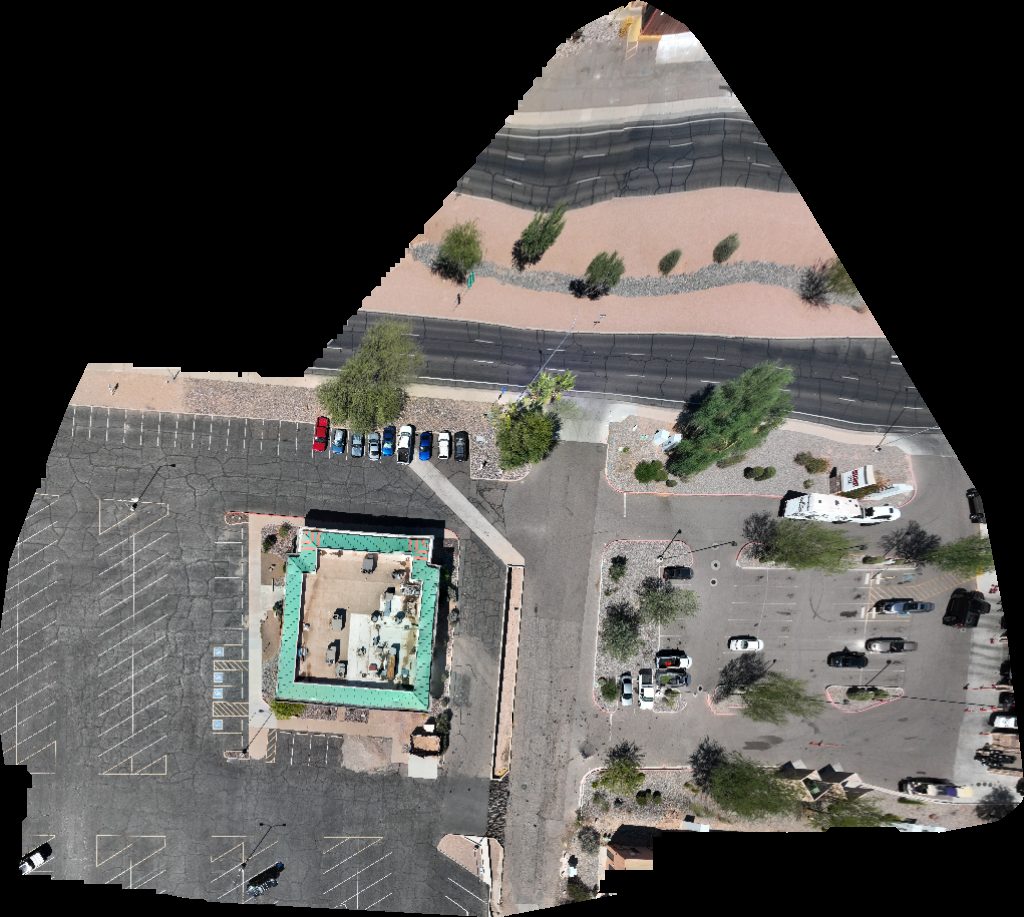 Drone map of Associated Builders Contractors Parking Aerial drone map in Apache Junction, Az, US