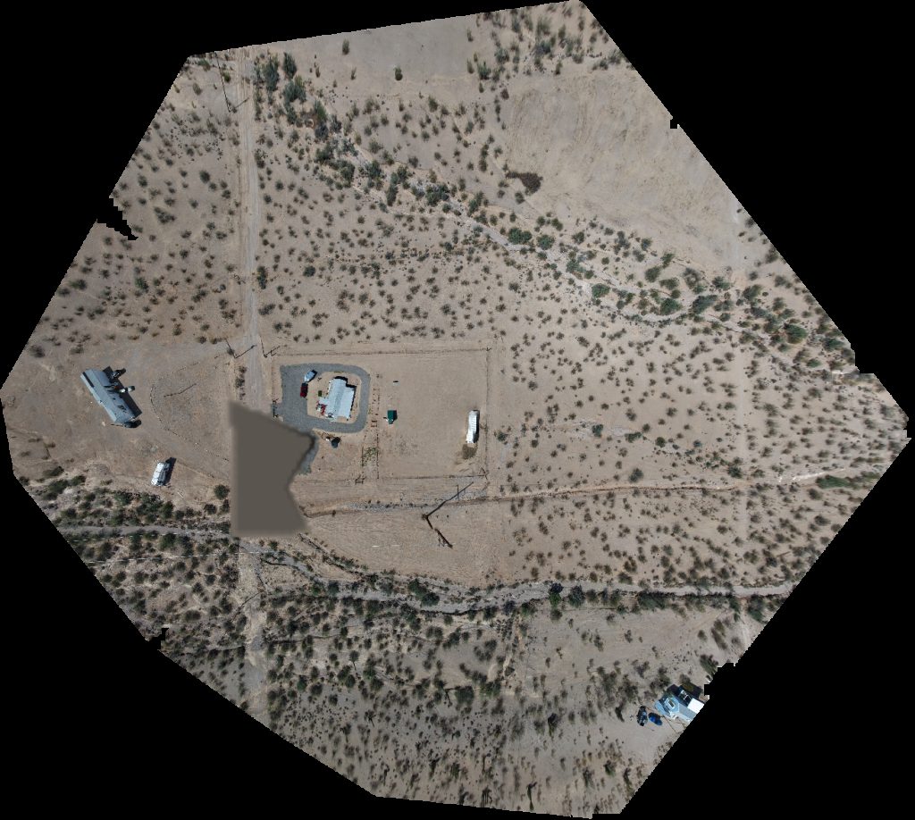 Drone map of Dales Homestead Howling Helmets Aerial drone map in Golden Valley, Az, US