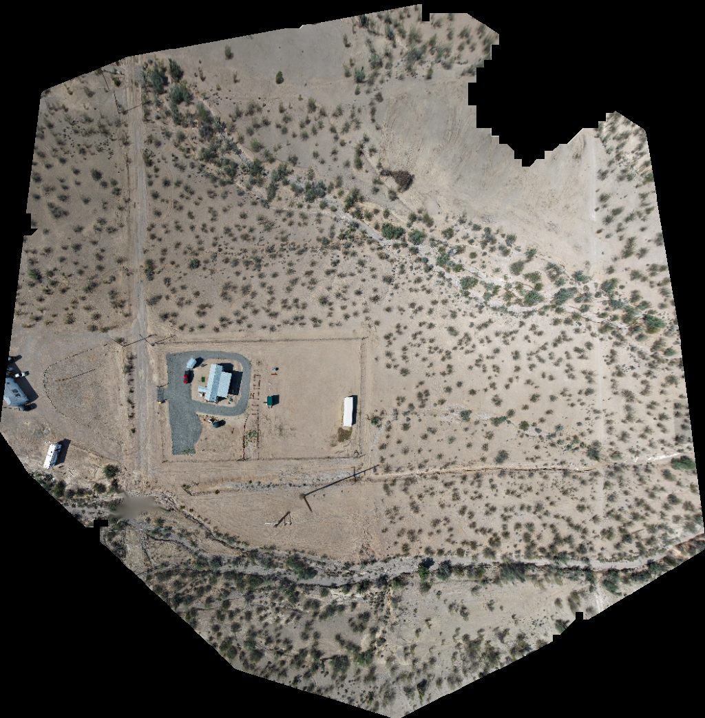 Drone map of Dales Homestead Howling Helmets Aerial drone map in Golden Valley, Az, US