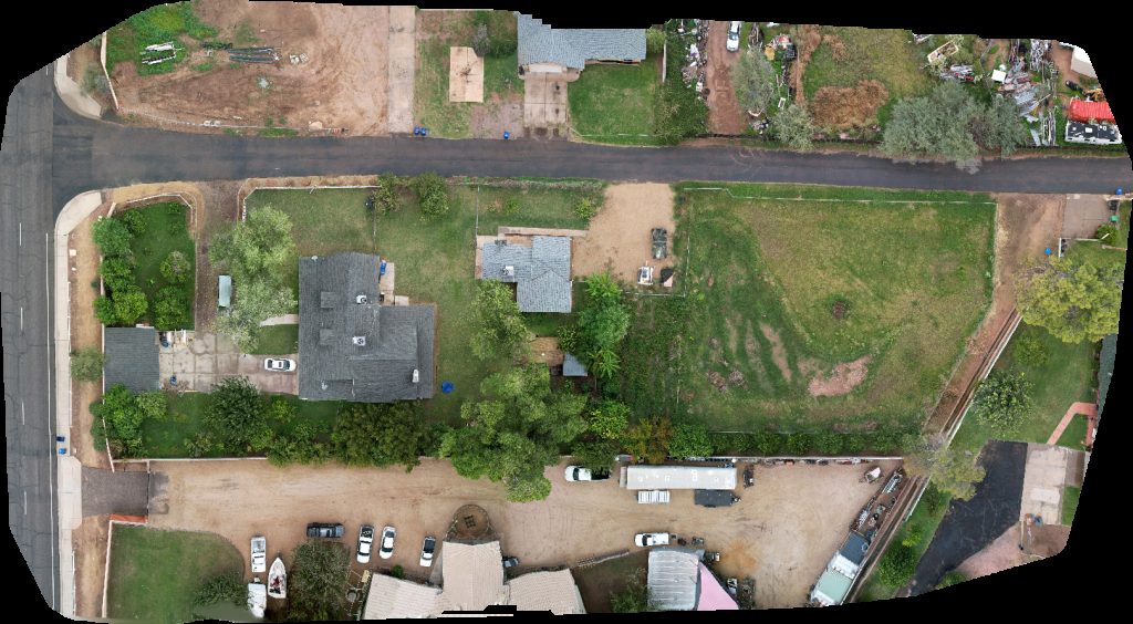 Drone map of Stand Up Photos Inc Mike s Garage CC in Lehi Community Improvement Aerial drone map in Mesa, Az, US