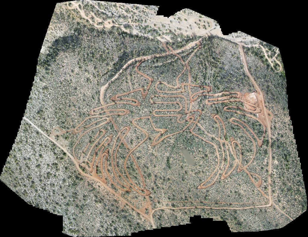 Drone map of Little Pan Staging Area eldorado aquatic in rock springs Aerial drone map in New River, Az, US