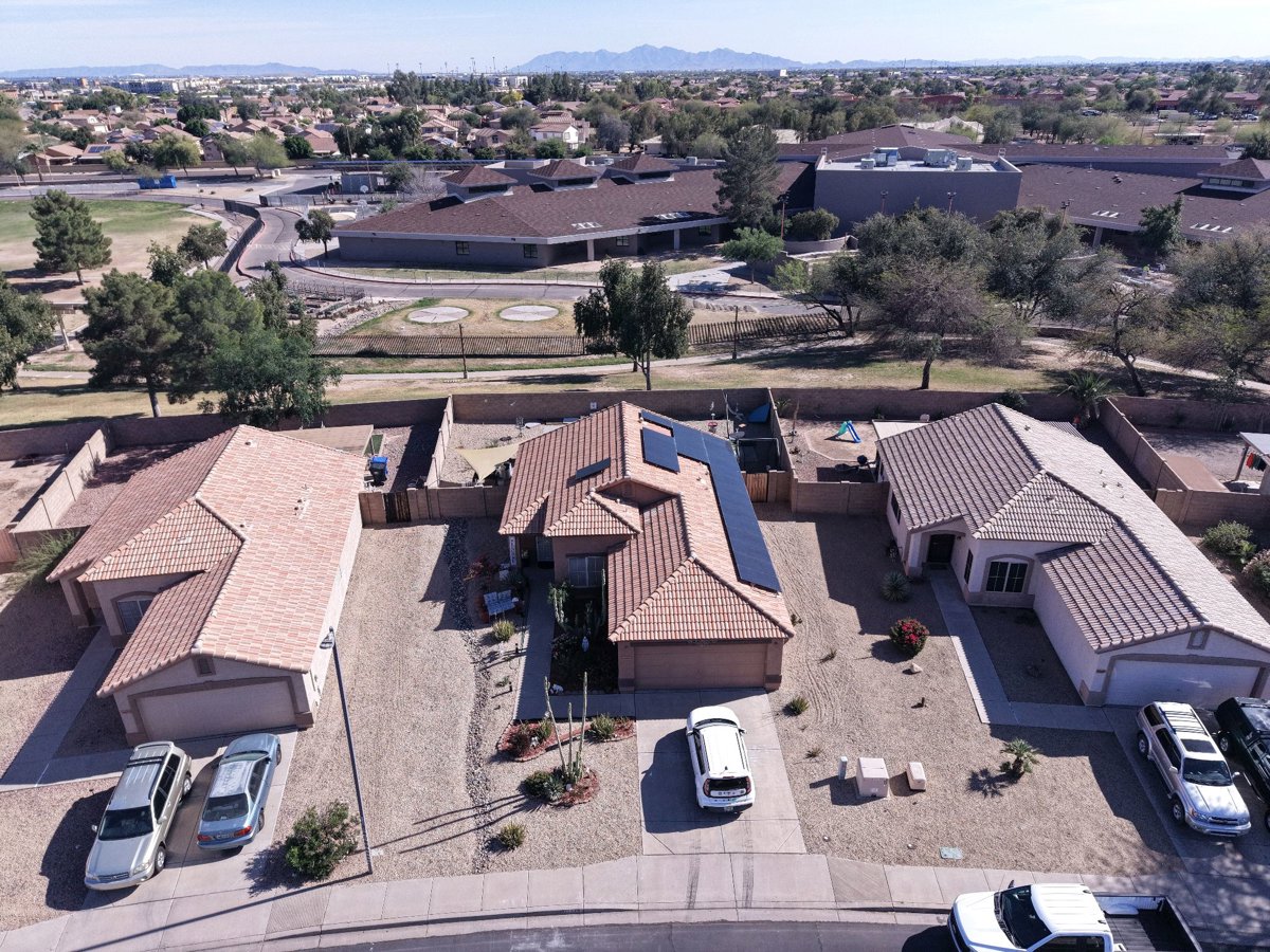 Drone 3d model of Prestige Mobile Detailing Gentle Care Assisted Living in Continental At Kingswood Aerial drone 3d model in Surprise, Az, US