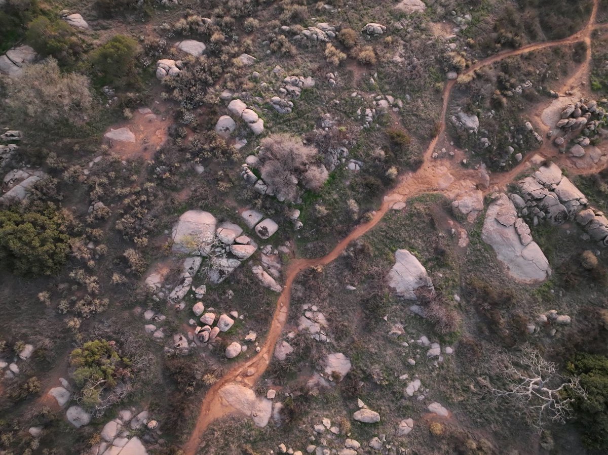 Drone 3d model of Wright s Field Community Park in palo verde Aerial drone 3d model in Alpine, Ca, US