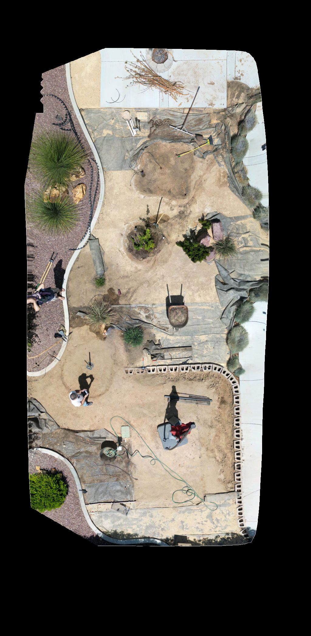 Drone map of Cool Blue Pool Service RABABAK PERFORMANCE Aerial drone map in Apple Valley, Ca, US