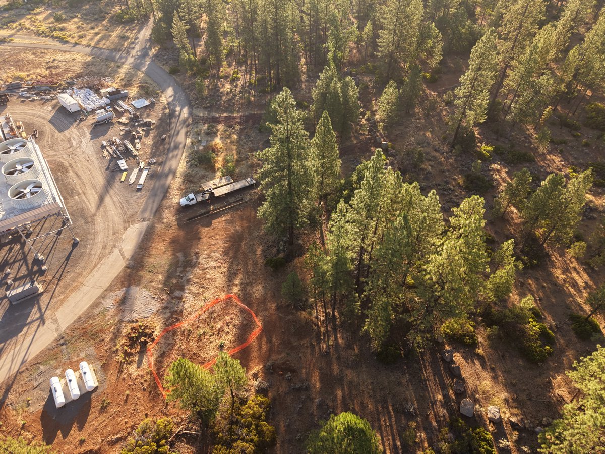 Drone 3d model of Hat Creek Bioenergy LLC Construction Materials Inc in burney falls Aerial drone 3d model in Burney, Ca, US