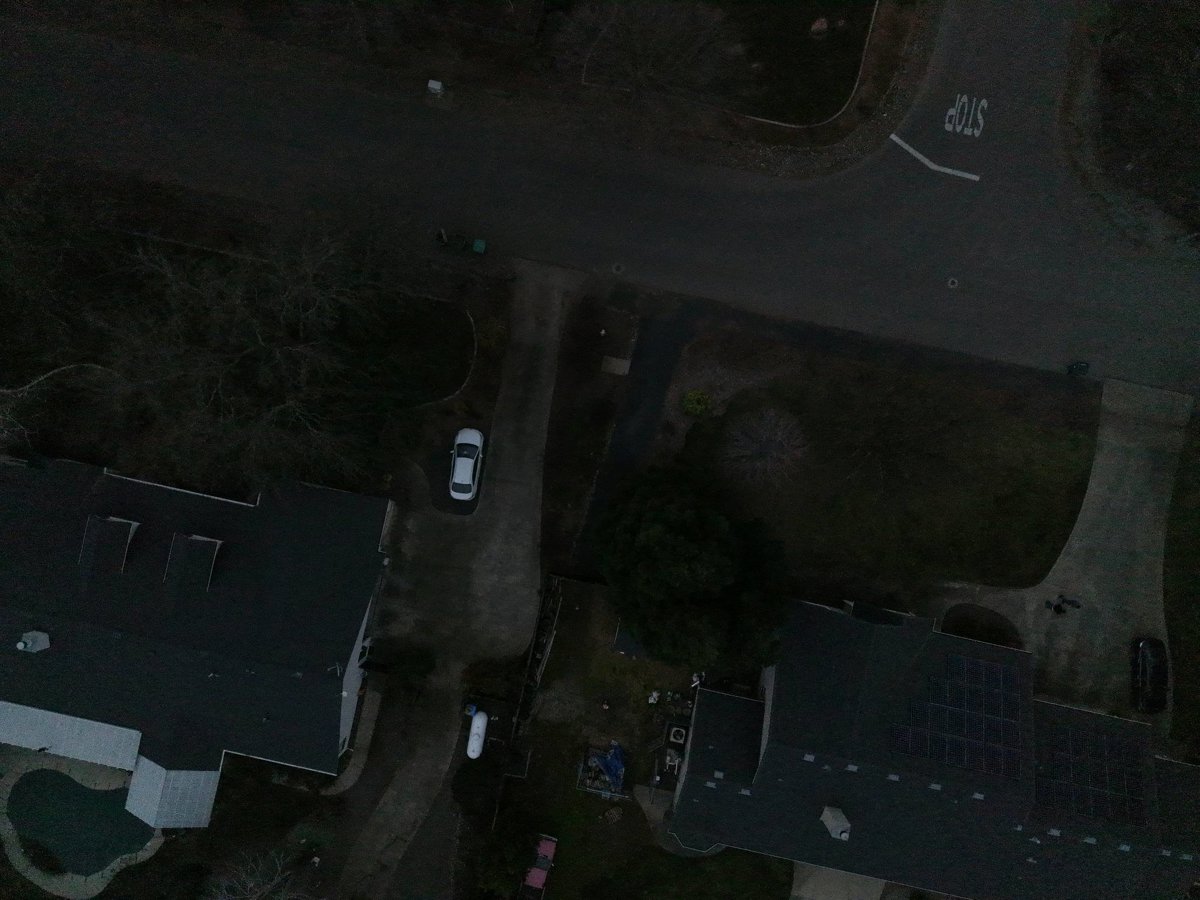 Drone 3d model of Large Private Guest House for Rent Flake Ceramics Studio in self storage Aerial drone 3d model in Butte County, Ca, US