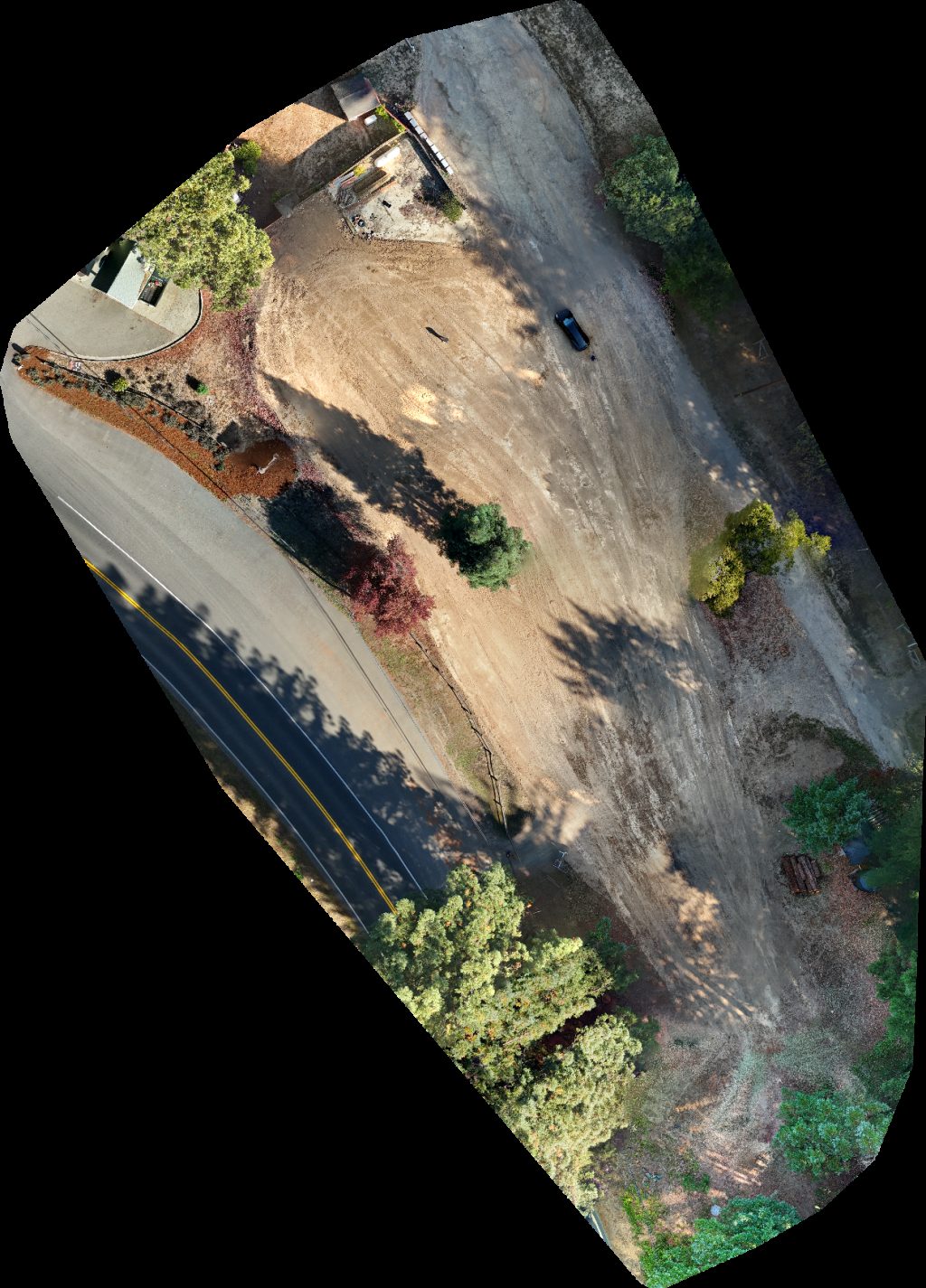 Drone map of Anderson Valley Fire Station 743 Aerial drone map in Navarro, Ca, US